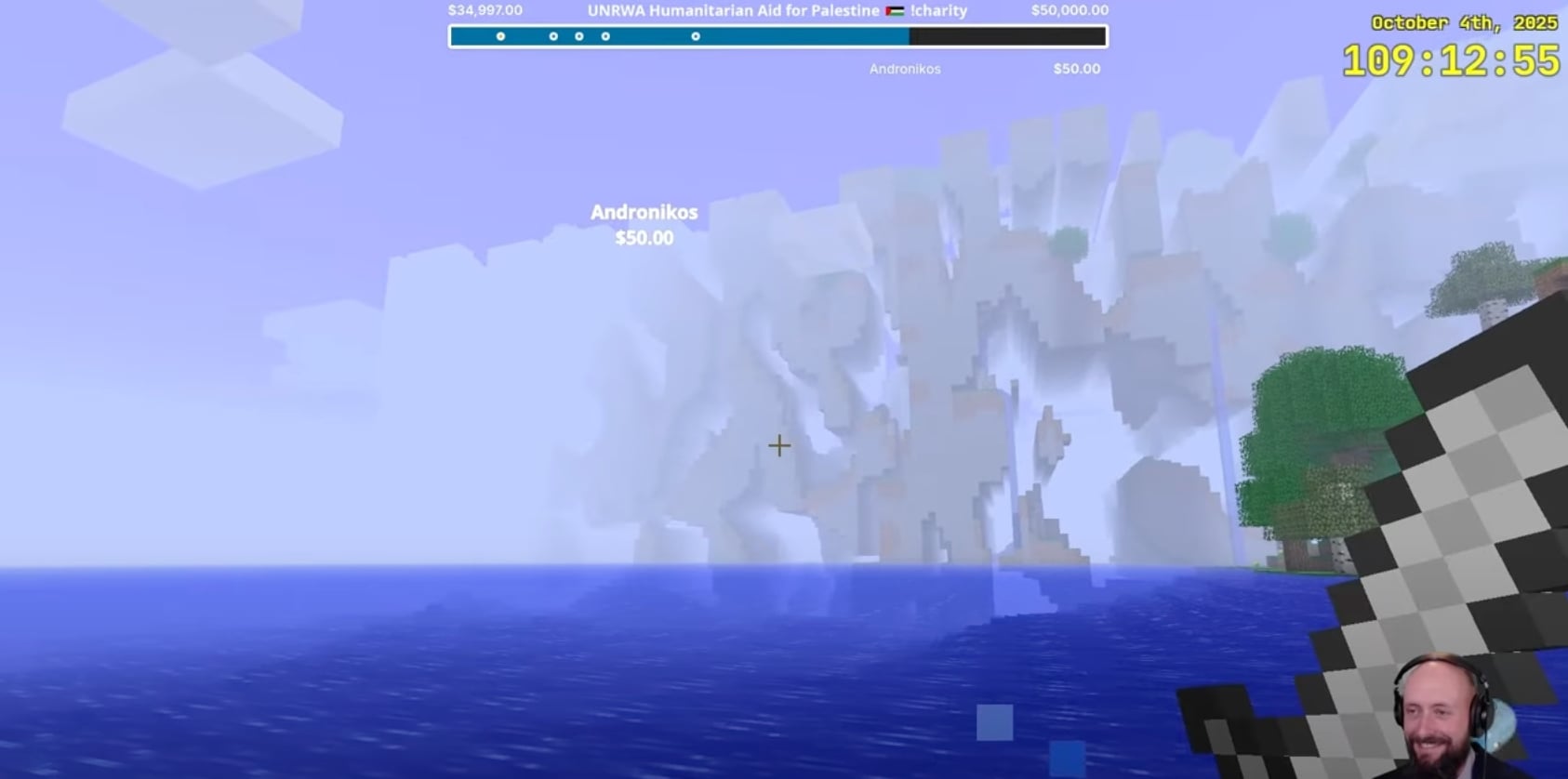 El streamer de Minecraft pasó 14 años caminando hacia las